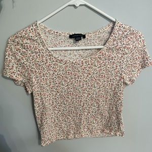 Floral crop top
